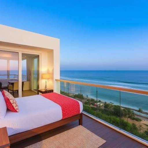 Exterior of the Bay Breeze Boutique Hotel in Durban, featuring a modern design and ocean view